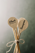 Sustainable Bamboo Plant Labels with Permanent Marker (50-Pack)