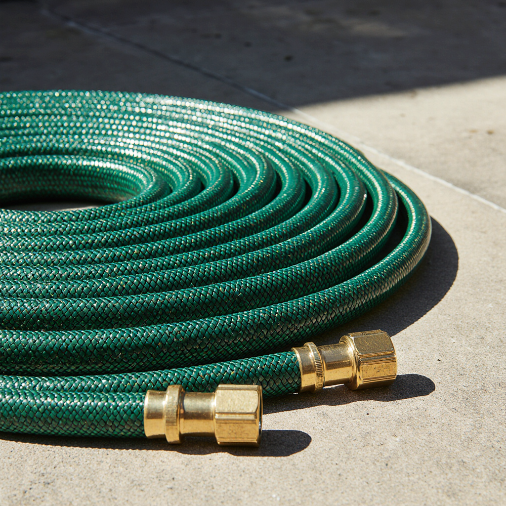 Expandable Garden Hose with Solid Brass Fittings