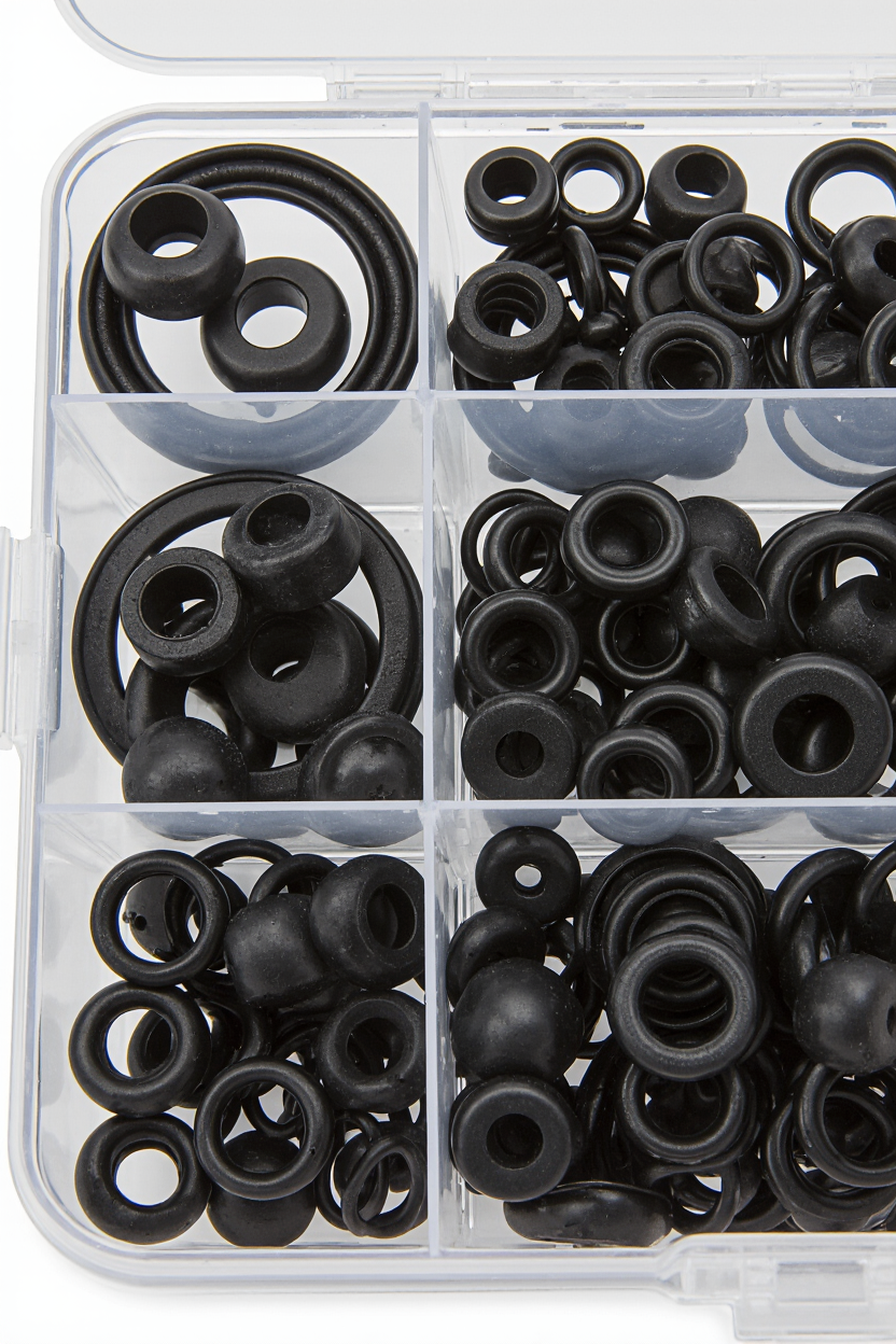 Leak-Stop Heavy Duty Silicone O-Ring Assortment (25 Pieces)