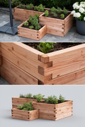 Premium 3-Tier Cedar Cascade Raised Garden Bed